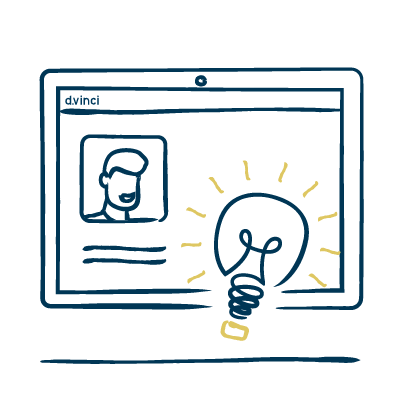 d.vinci | Workshop | Illustration | Recruiting | Bewerbermanagement | Onboarding-Software | Personalmarketing | HR | Personalsuche | Personal | Bewerber | kostenlos testen | Webinar