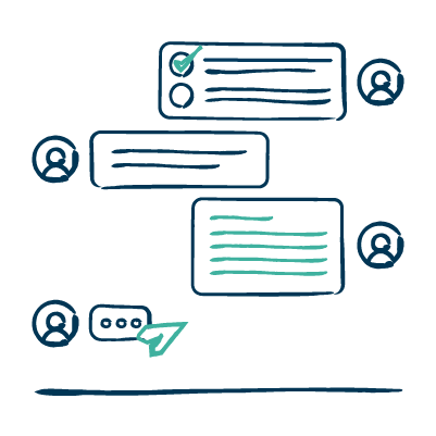 d.vinci | Illustration | Recruiting | Bewerbermanagement | Onboarding-Software | Personalmarketing | HR | Personalsuche | Personal | Bewerber | kostenlos testen | Webinar