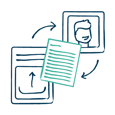 d.vinci | Illustration | Recruiting | Bewerbermanagement | Onboarding-Software | Personalmarketing | HR | Personalsuche | Personal | Bewerber | kostenlos testen | Webinar