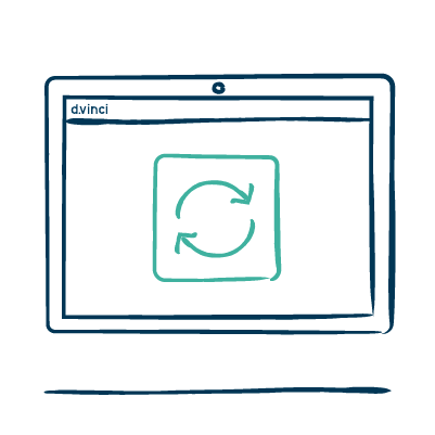 d.vinci | Illustration | Recruiting | Bewerbermanagement | Onboarding-Software | Personalmarketing | HR | Personalsuche | Personal | Bewerber | kostenlos testen | Webinar